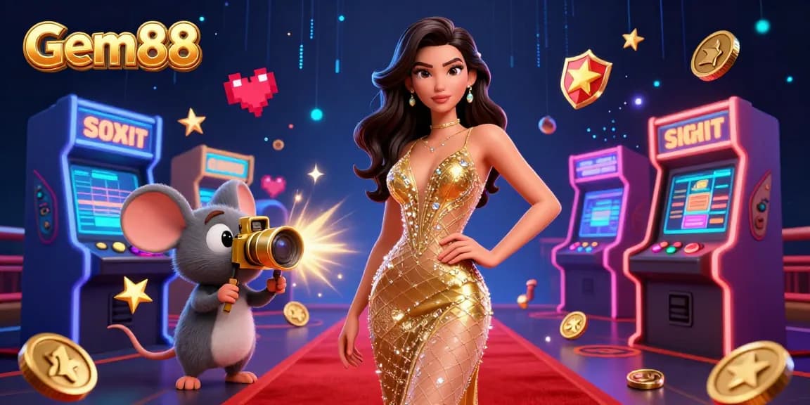 Capture the excitement with gem88 as stunning characters enliven a vibrant casino scene rich in games and glamour.