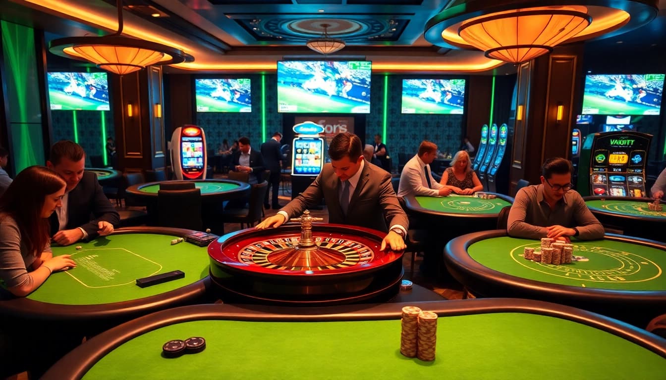 Experience thrilling gambling at Vaoluoitv with exciting casino tables and vibrant slot machines.