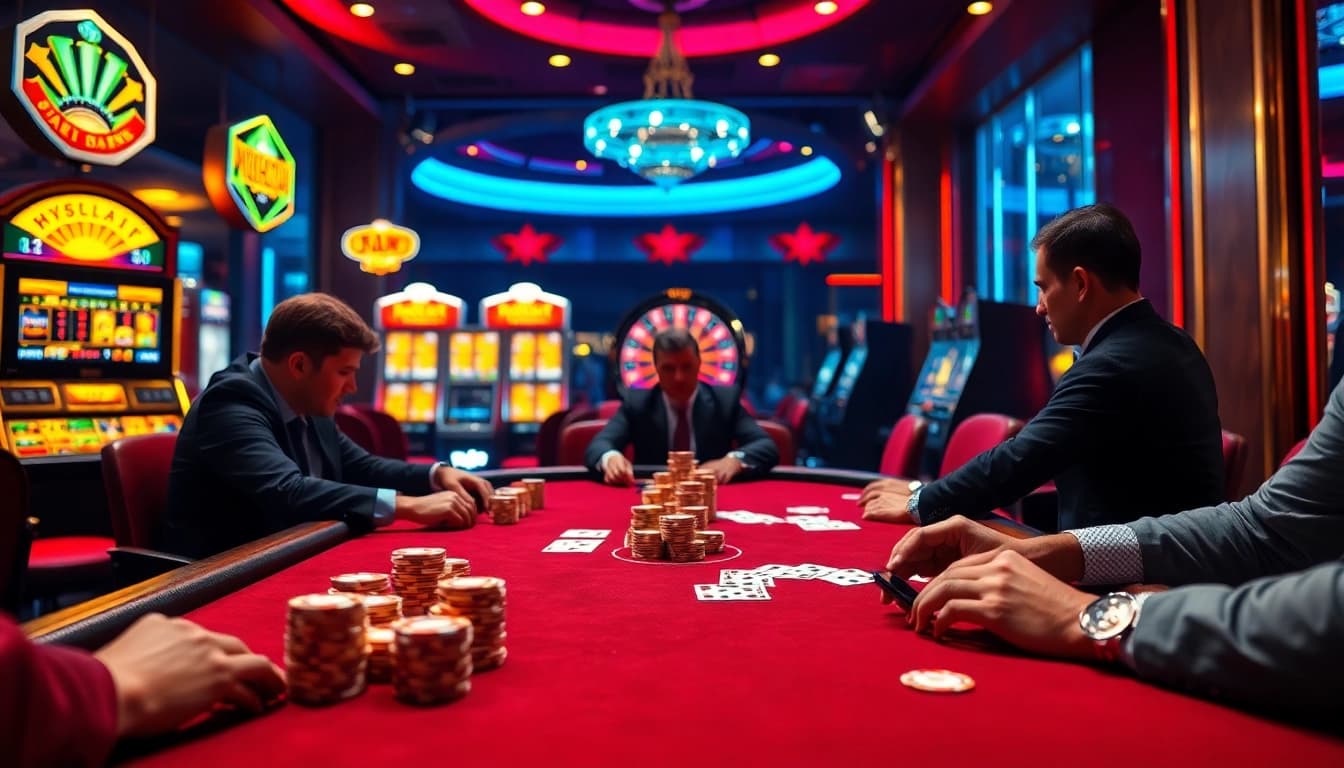 Experience the excitement of gambling at rikvip.gb.net with thrilling poker chips and high-stakes play.