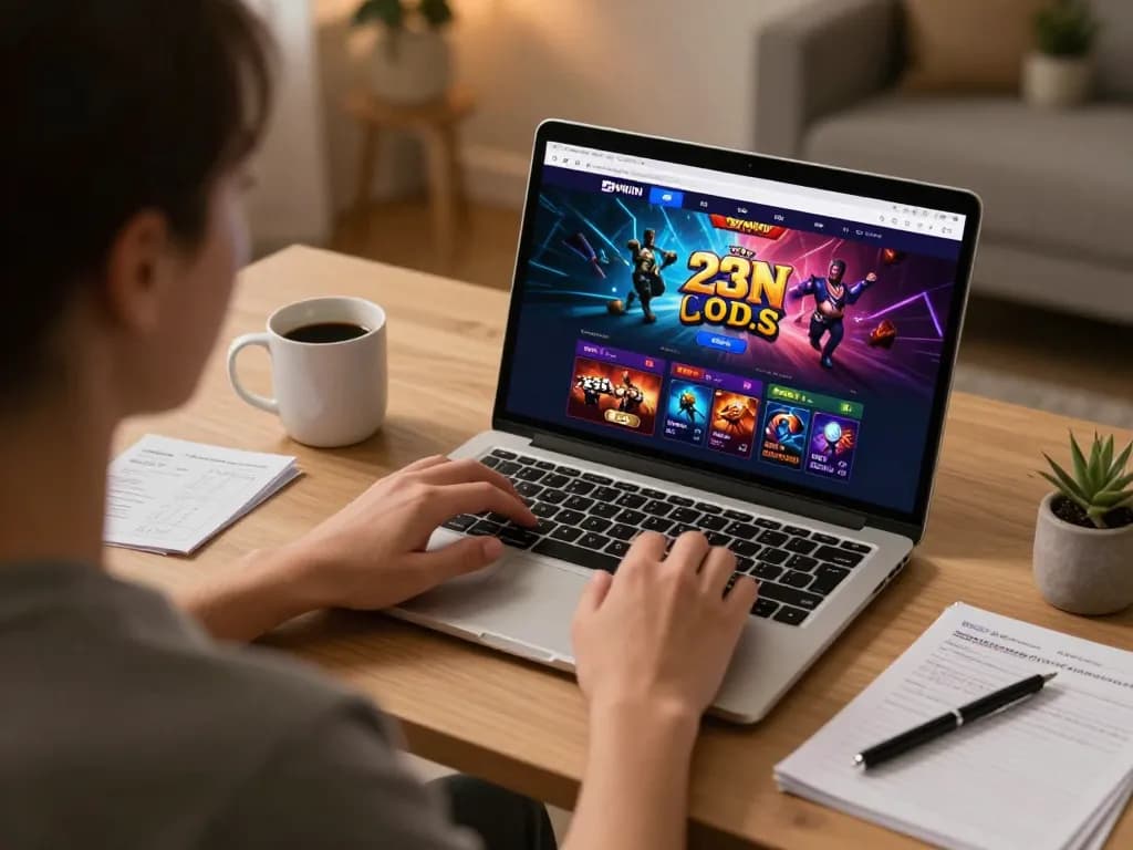 Engaging with the 23WIN online casino interface for strategic gameplay at home