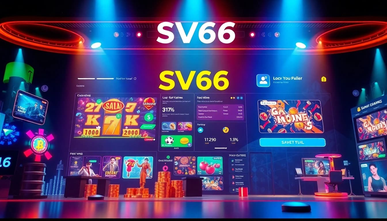 SV66 online gaming platform showcasing vibrant games and secure interactions.