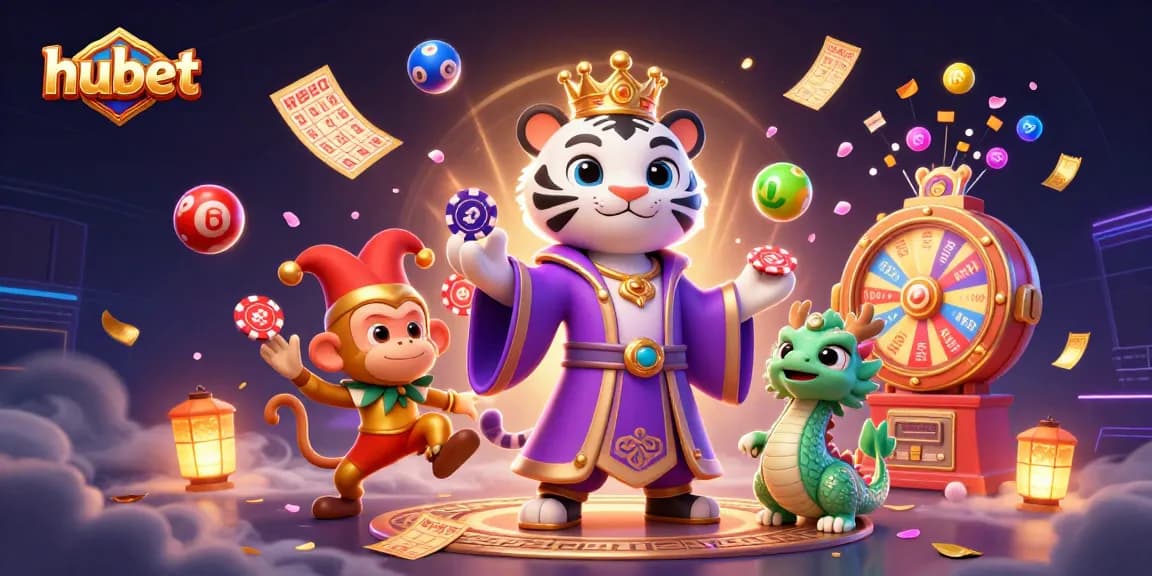 Experience the excitement of hubet with a vibrant casino scene featuring dynamic gaming elements.