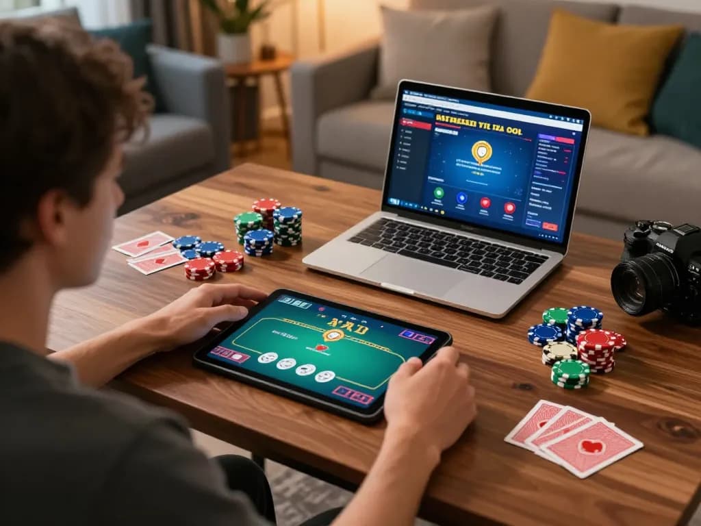 Player optimizing strategies for fly88 in a cozy home gaming setup