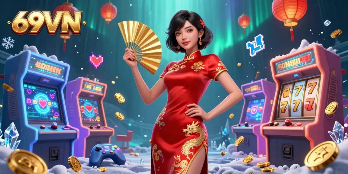 Experience the vibrant casino world of 69VN with dazzling games, gold coins, and dynamic play!