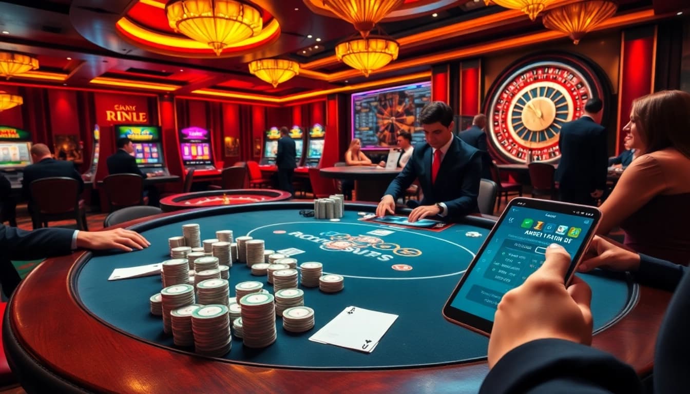 Experience excitement at https://ok8386.autos/ with a vibrant casino scene full of poker, slots, and roulette.