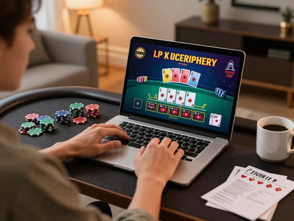 Play blackjack online at O8, enjoying live dealer action from a cozy home setup.