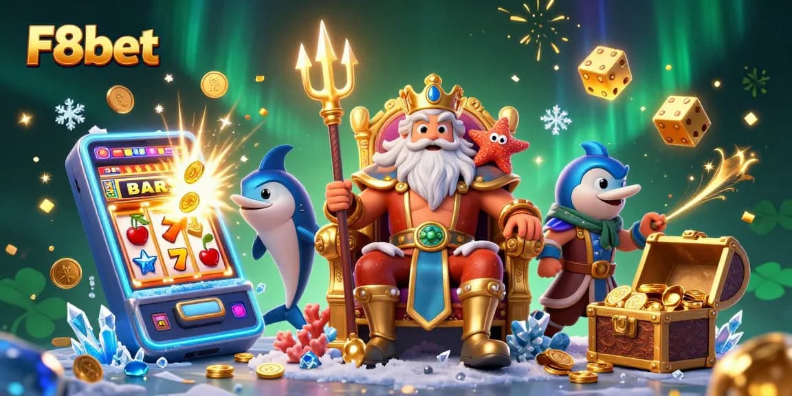 Experience the thrill of F8bet with Neptune and samurai in a vibrant casino adventure.
