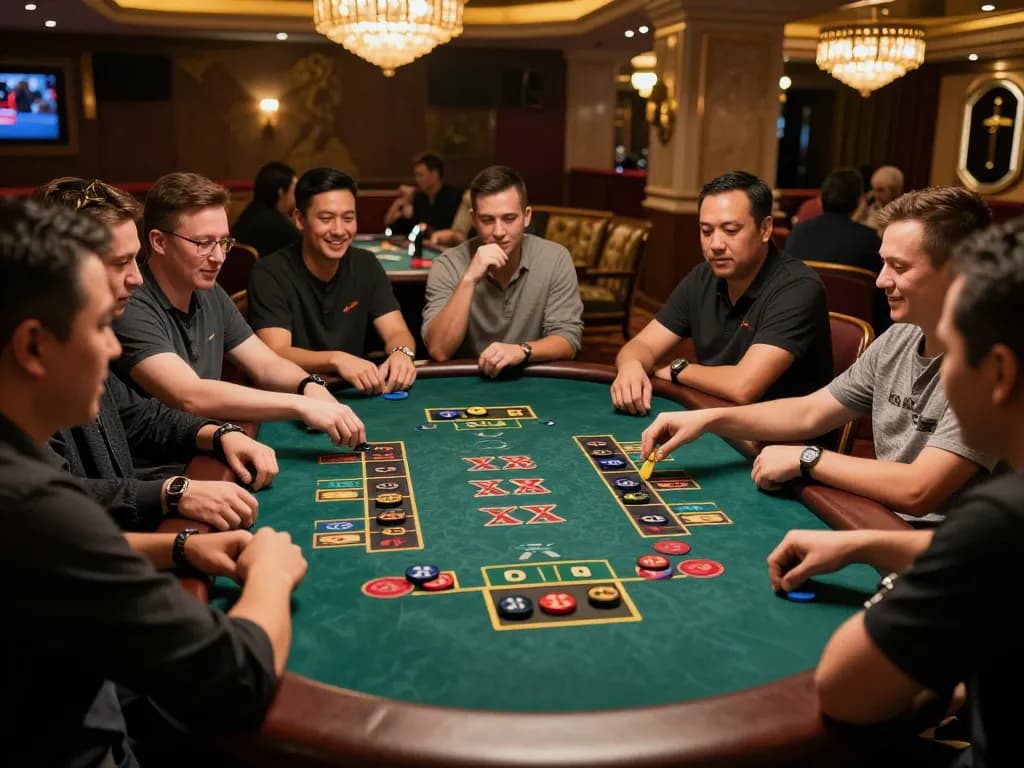 Xóc đĩa game in action with players engaged, traditional betting elements on display.
