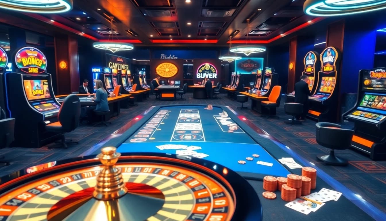Experience luxury gaming at https://g28.wtf/ with vibrant casino visuals including poker tables and roulette wheels.
