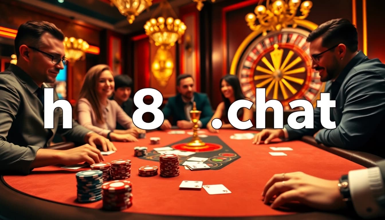 Engage with online poker action at https://go8.chat/ featuring players and luxury elements.