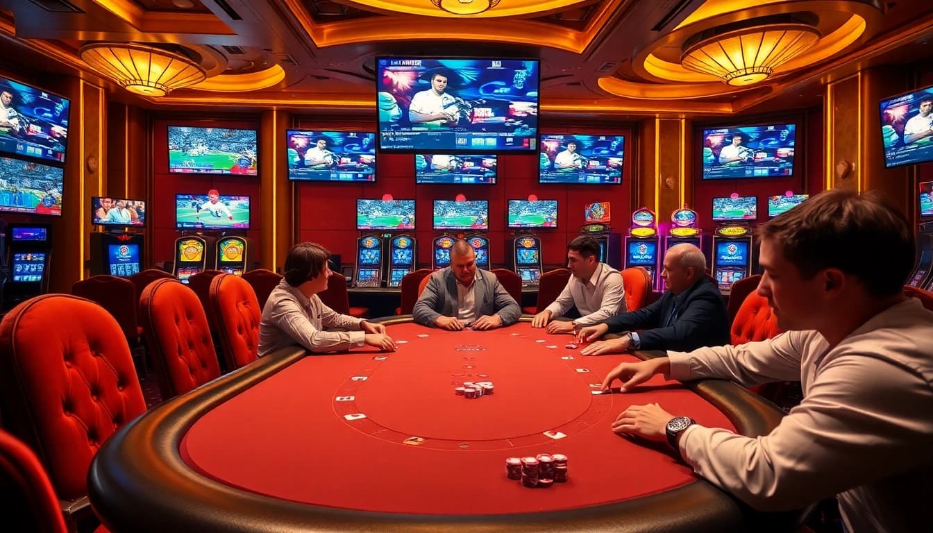 Embrace the thrill of winning at OK365 with advanced poker strategies at a high-stakes table.