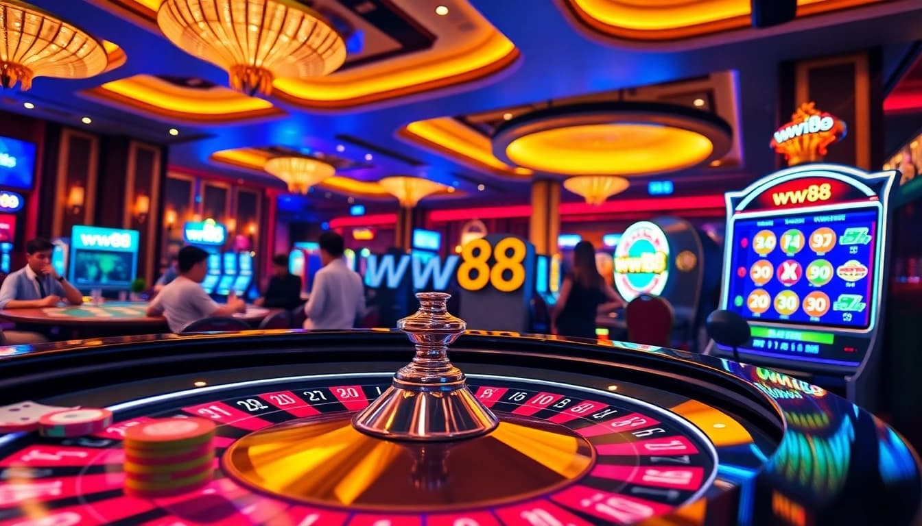 Experience the thrill of ww88 with vibrant casino tables and exciting game visuals.
