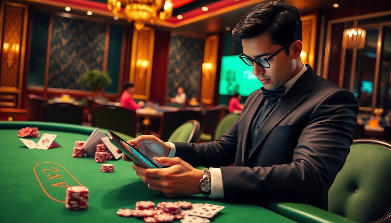 Analyzing winning patterns in cách phân tích cầu xóc đĩa at a luxurious casino table.