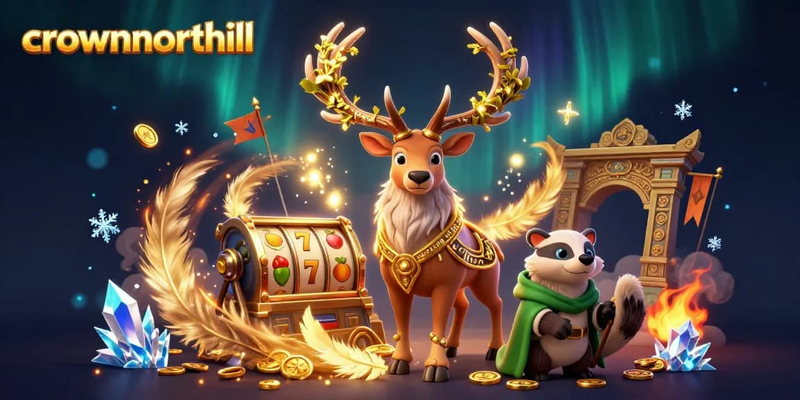 Play thrilling slots at crownnorthill with enchanting casino atmosphere and vibrant scenes.