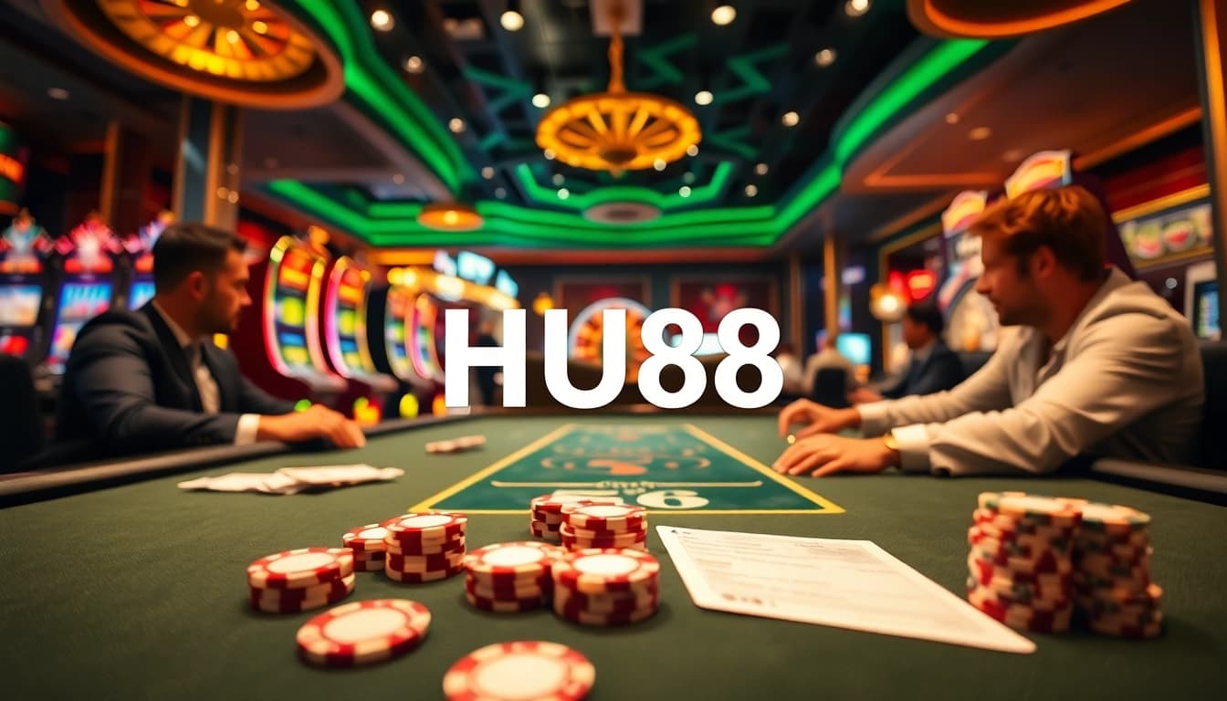 Experience the thrill of winning at HU88 with vibrant casino games and lively players.