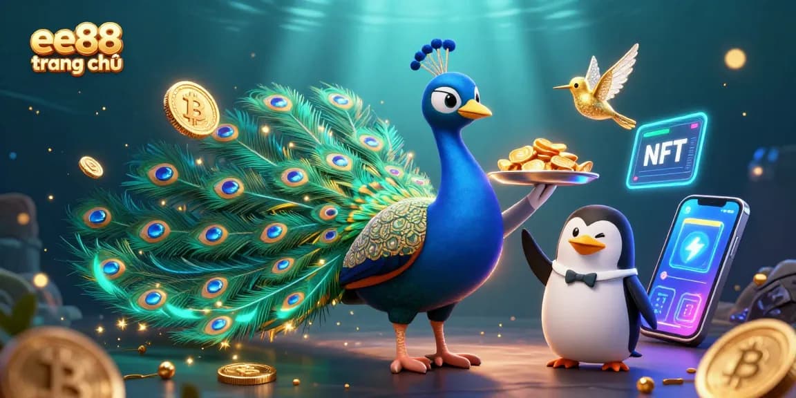 Engage with ee88 trang chủ for thrilling casino action amidst vibrant 3D illustrations and dynamic gaming elements.