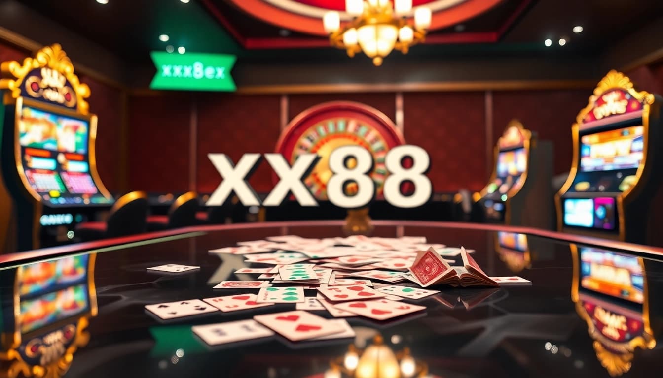Gamble and win at xx88 with exciting tables and vibrant casino visuals.