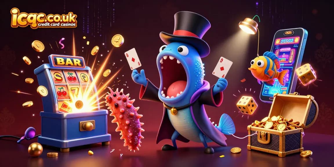 Engage with icqc.co.uk credit card casinos in a vibrant 3D magic-themed casino adventure.