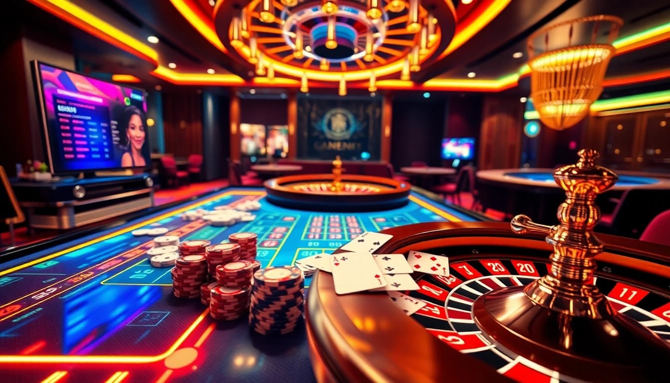 Engaging online casino experience at MM88 with vibrant colors and dynamic elements.