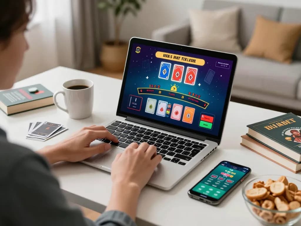 Join the live dealer blackjack action with TA88, showcasing an engaging home gaming setup