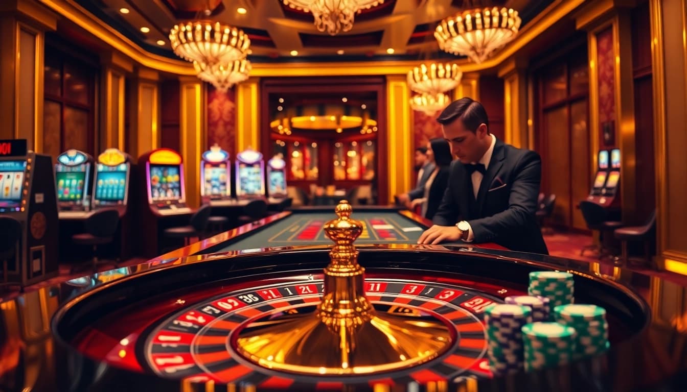 Engage with top MMOO gaming experiences at a luxurious casino table, filled with excitement.