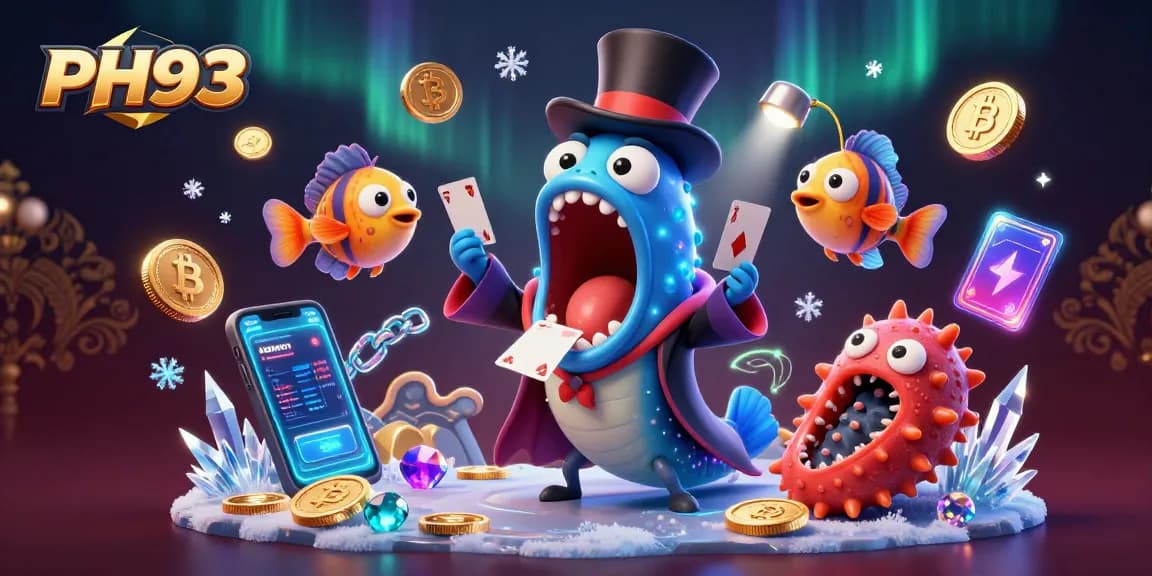 Engage in thrilling casino adventures at PH33 with a vibrant 3D illustration of magical underwater characters.