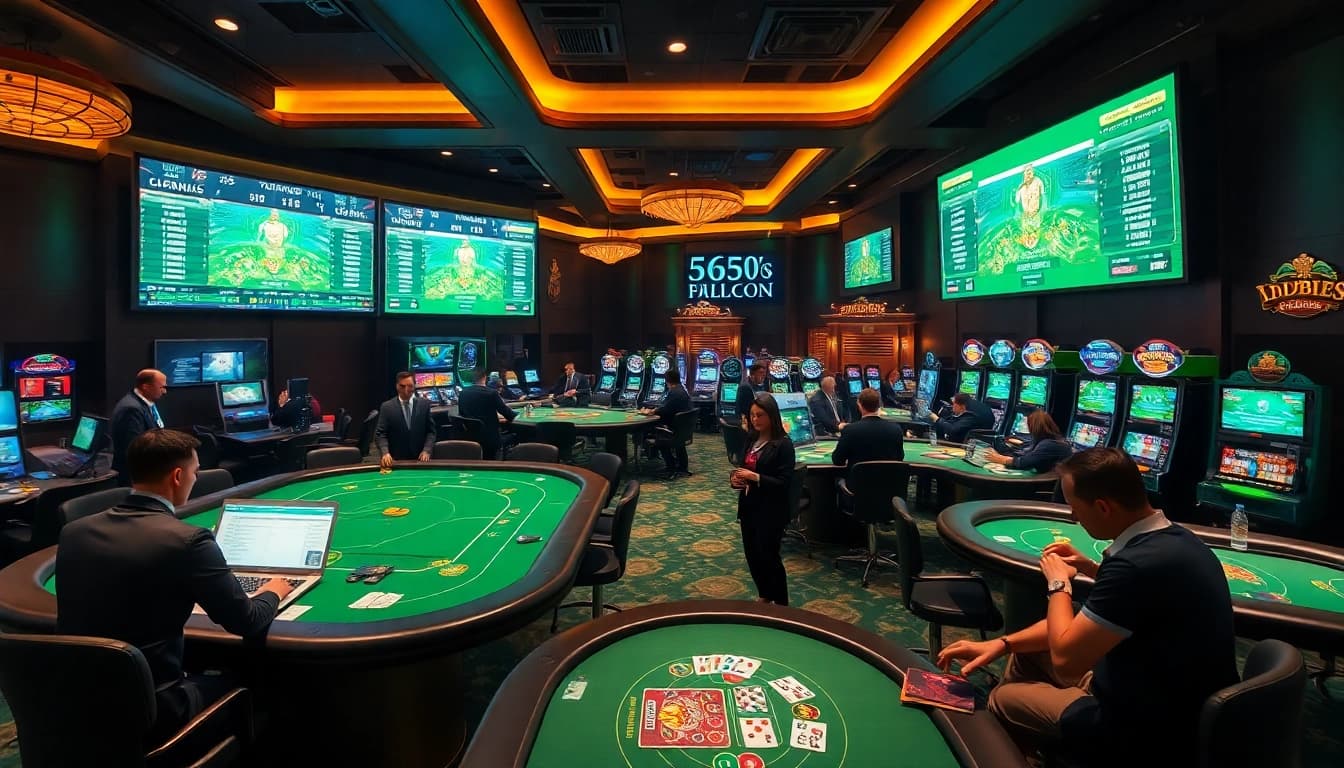 Dynamic online betting scene at 566.con showcasing vibrant gaming activities and engaged players.