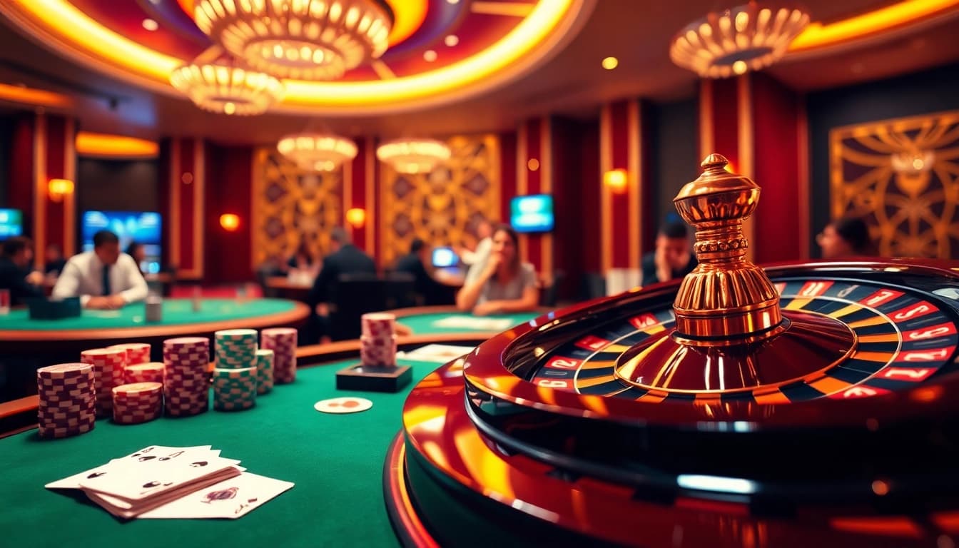 Experience the thrill of online gambling at https://net88.wtf/ with vibrant casino visuals and professional card games.