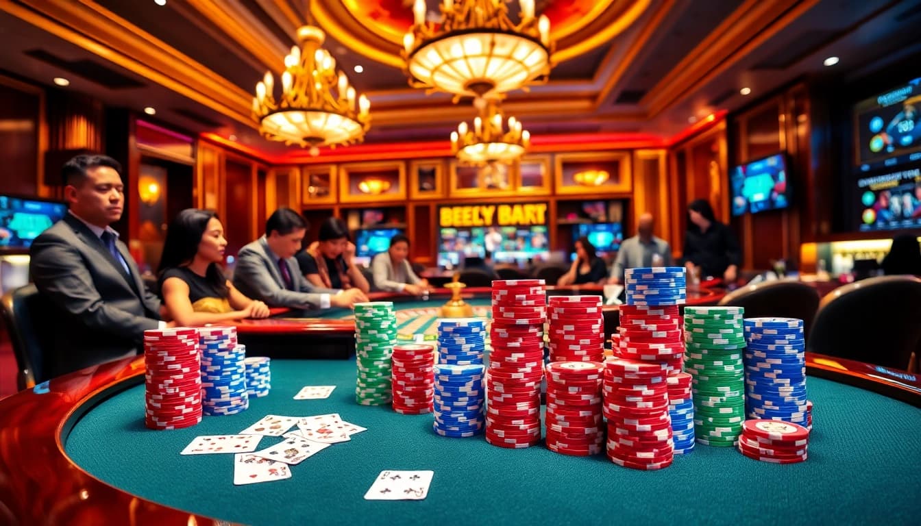 Experience the thrill of gameplay at https://febet4.art/ with vibrant casino scenes.