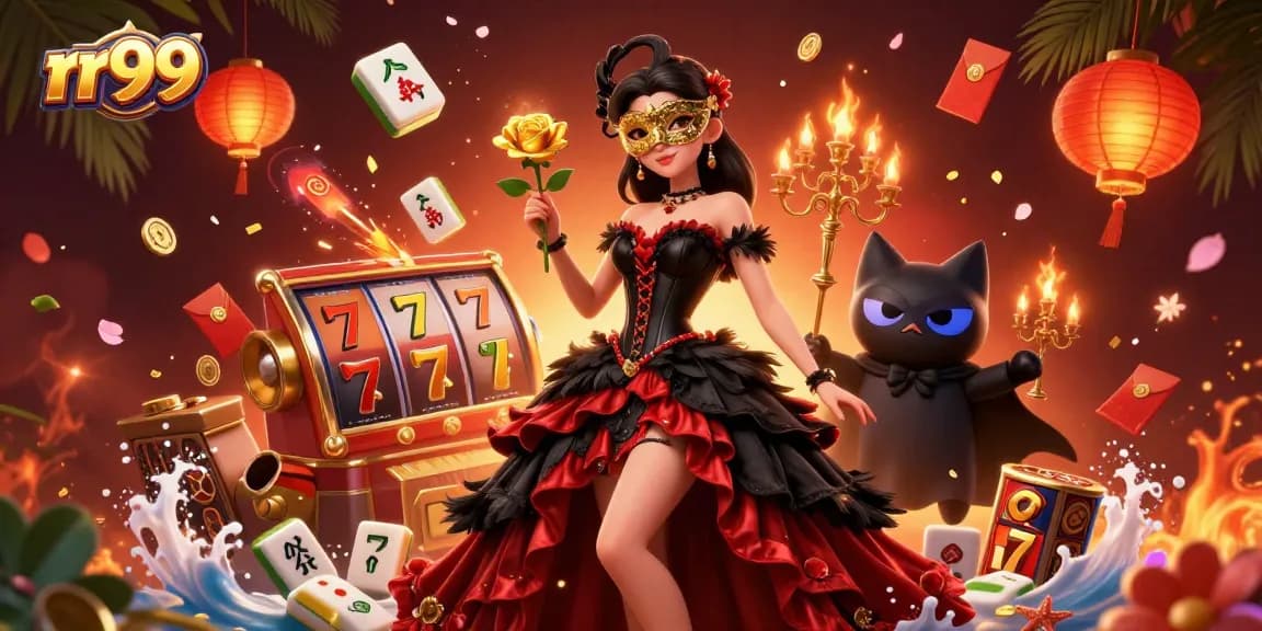 Win big with rr99 at this stunning casino-themed 3D illustration featuring dynamic gaming elements.