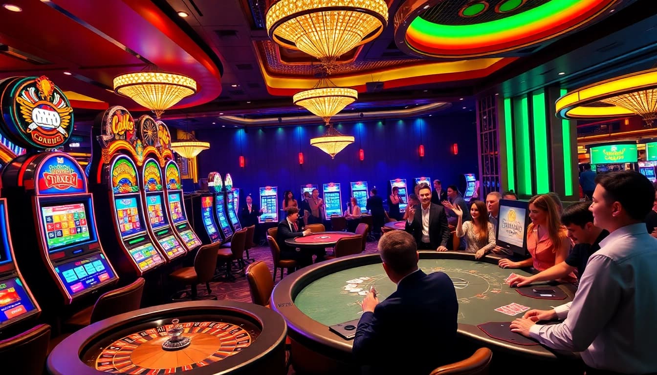 Experience the thrill of b29 gaming with vibrant casino tables and engaging players.