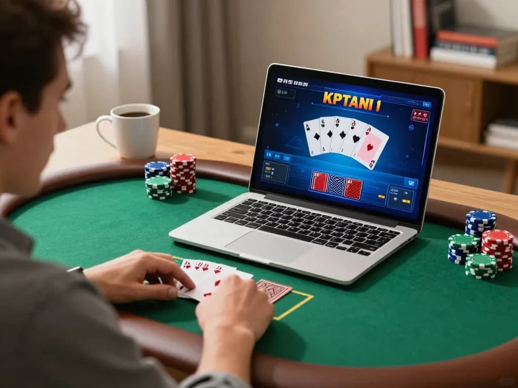 Players strategizing in a poker game on 13Win's online platform, showcasing the engaging interface.