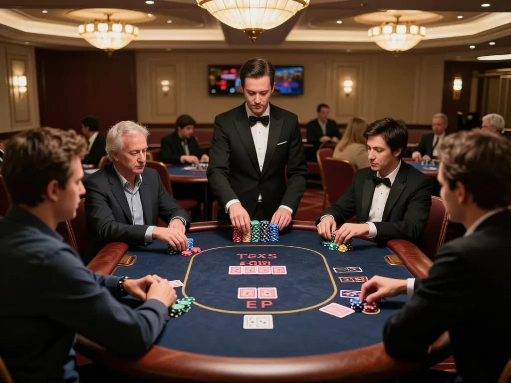 Players at a high-stakes game showcasing strategic bets at CM88 casino.