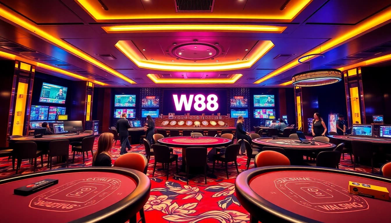 W88.nyc - Experience the excitement of a luxury casino with vibrant games and engaging players.