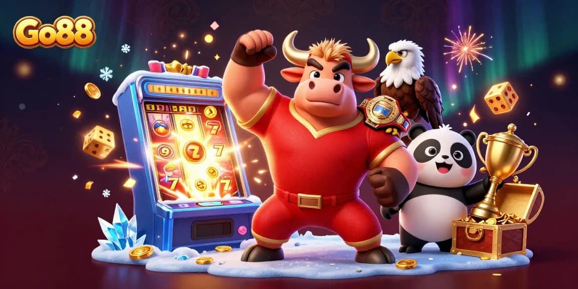 Experience Go88's vibrant gaming world with winning characters and dazzling jackpots.