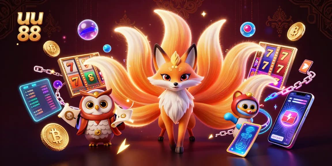 Enhance your gaming with uu 88 featuring vibrant casino elements and colorful characters.