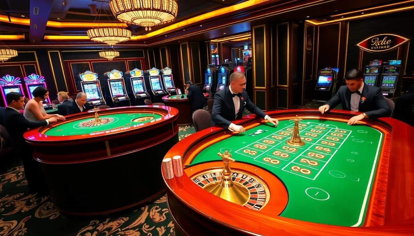 Experience the thrill of gambling at Trang chủ xx88 with elegant casino tables and exciting gameplay.