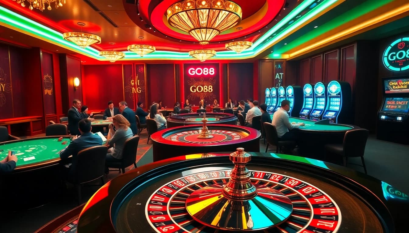 Experience the thrill of gambling at Trang Chủ GO88 with dynamic casino gameplay.