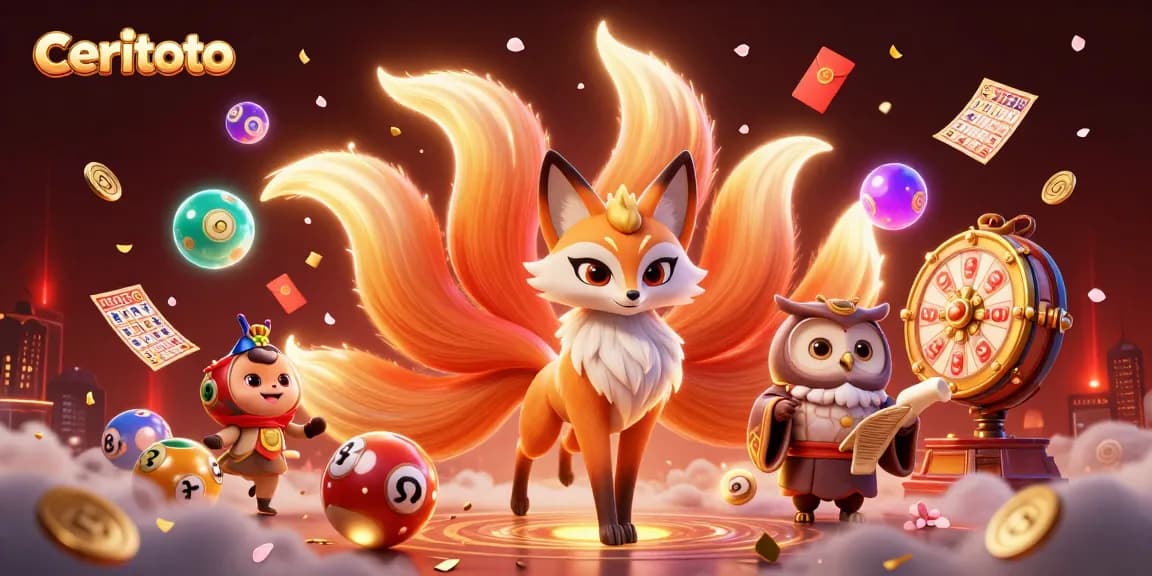 Ceritoto redefines lottery play with a vibrant scene featuring colorful characters and engaging gaming elements.