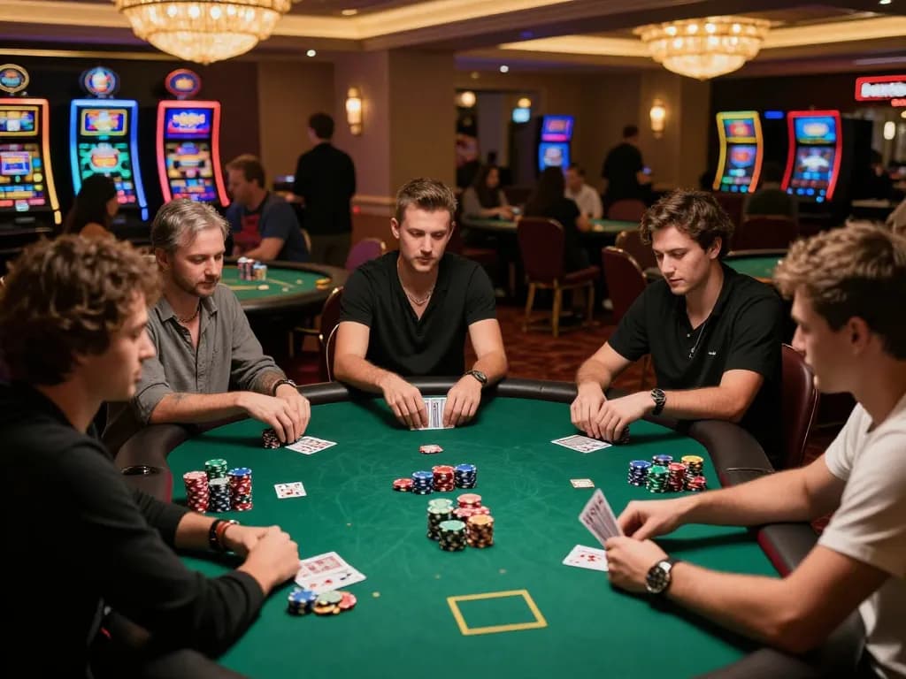 Experience SC88 INFO with thrilling poker gameplay at an upscale casino table