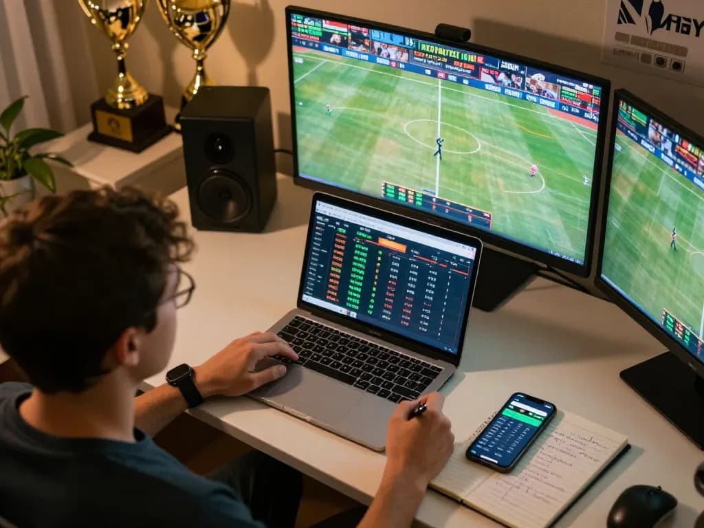 Engage in thrilling live sports betting with ga8888 on multiple screens during an online gaming session