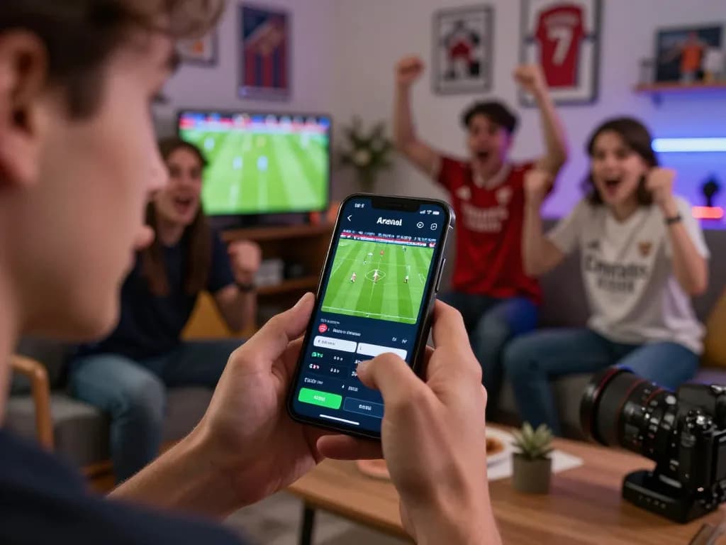 Place bets on trực tiếp bóng đá Arsenal with excitement using sports betting app