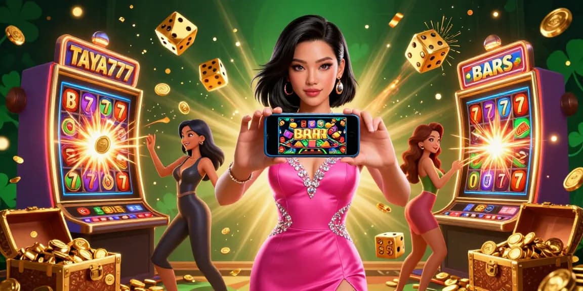 Join TAYA777 for thrilling live dealer casino action and engaging slot games with vibrant visuals.