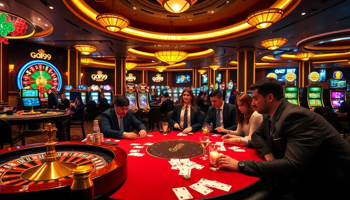 Experience thrilling gameplay at go99 with elite poker and casino games in a luxurious setting.