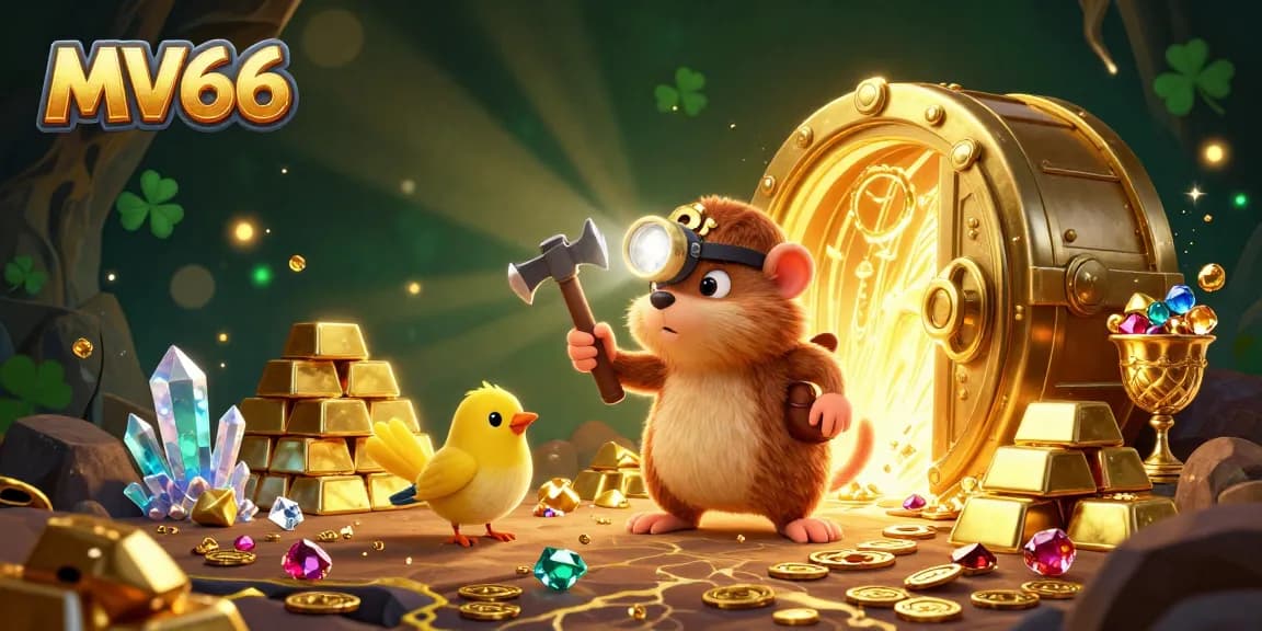 MV66 captures thrilling gaming moments as treasure mole uncovers golden loot in an exciting casino adventure