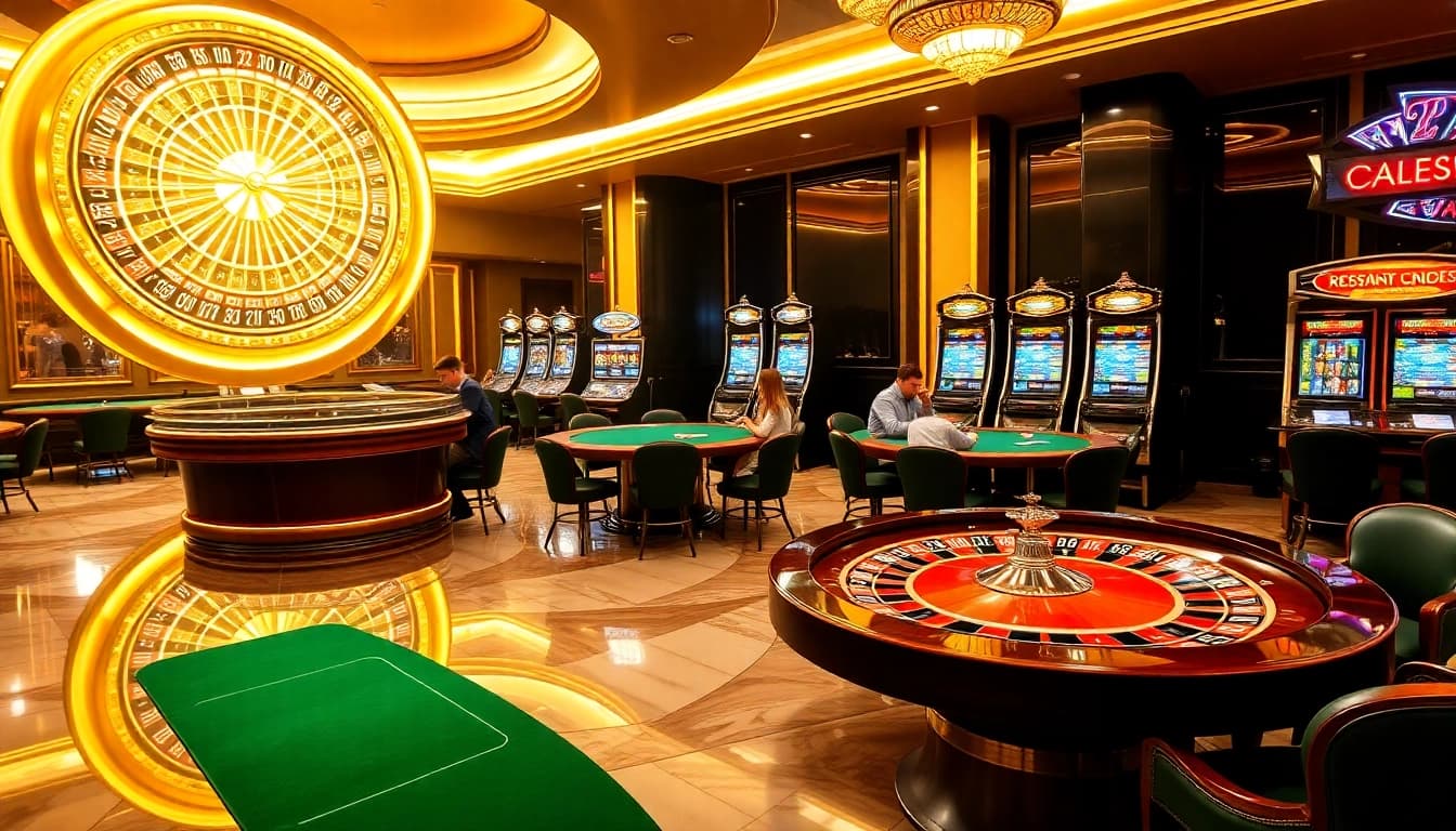 Experience the thrill of winning at hz88 casino with vibrant tables and machines.