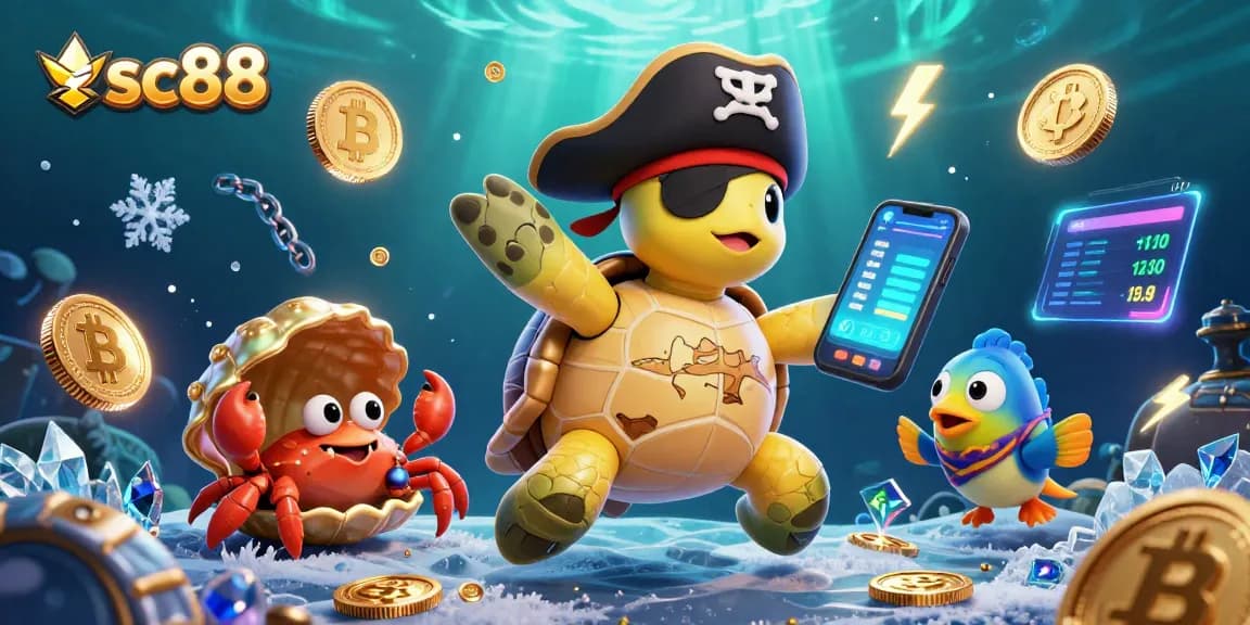 Win big with sc88 by joining an exciting underwater treasure adventure filled with animated characters!