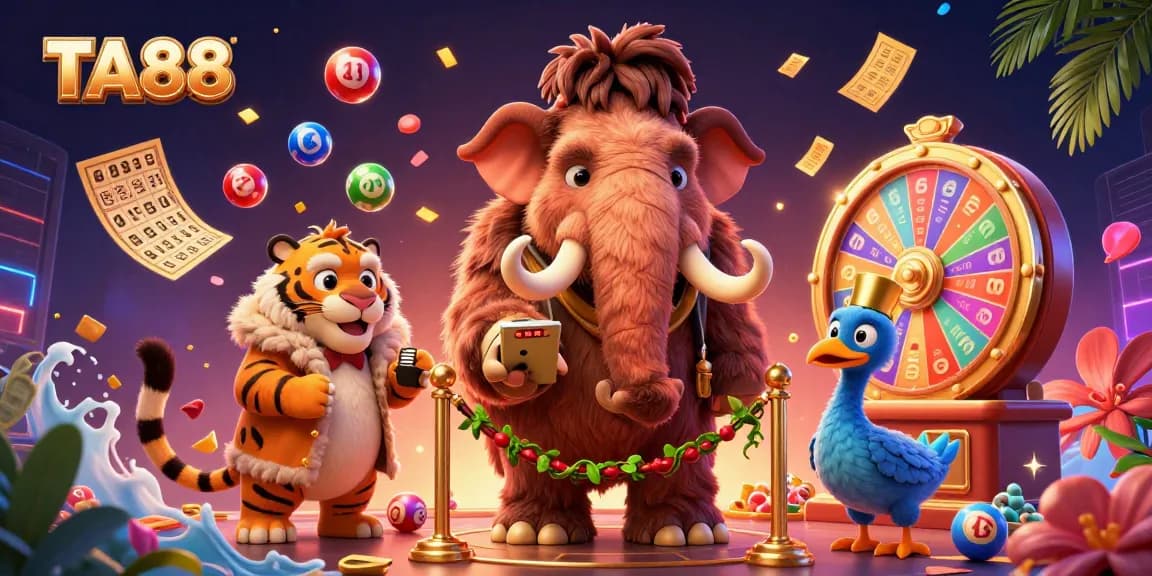 Experience thrilling gameplay at TA88 with dynamic lottery elements and charismatic casino figures.