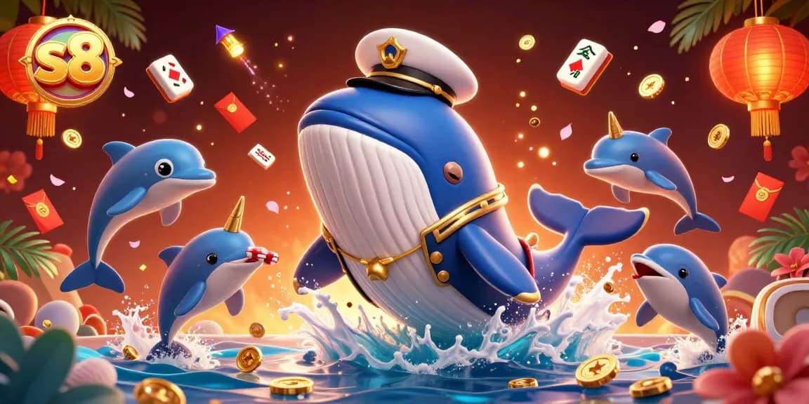 S8 offers immersive gaming experiences with vibrant characters and casino elements in a dynamic scene
