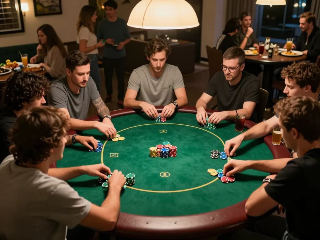Experience thrilling poker gameplay at home with friends while playing xx88 in an engaging atmosphere